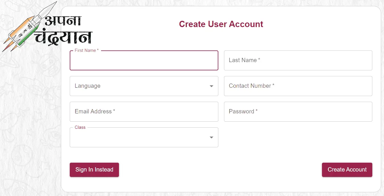 Apna Chandrayaan Portal Registration
