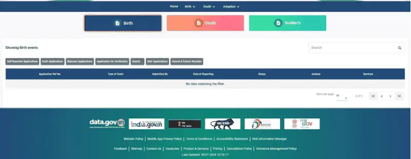 Birth Certificate Online Apply