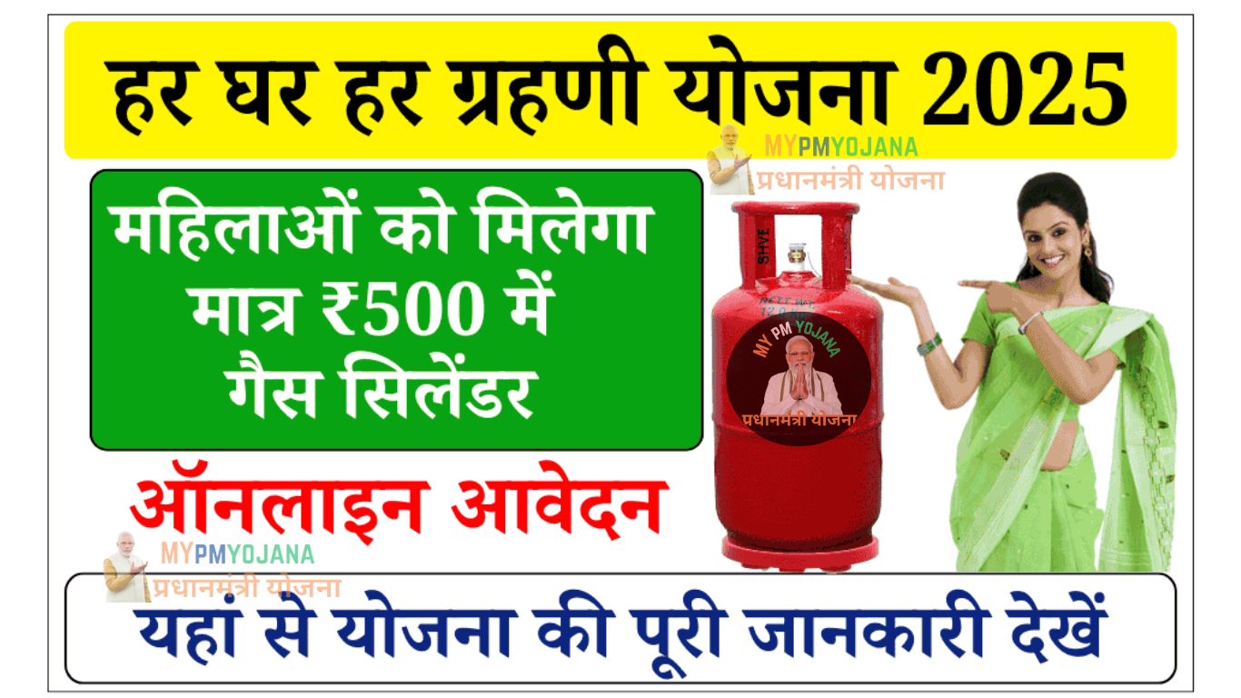 Har Ghar Har Grihini Yojana 2025: हरियाणा में सस्ती दरों पर (LPG) सिलेंडर 5 Har Ghar Har Grihini Yojana