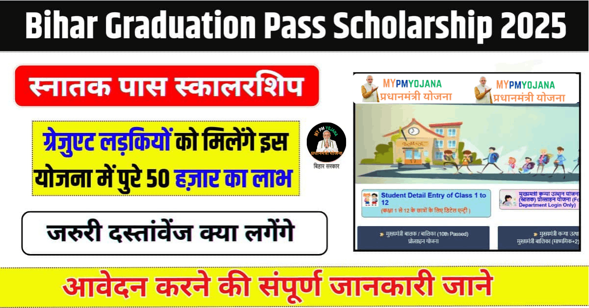 Bihar Graduation Scholarship 2025: ग्रेजुएशन पास युवाओं को सरकार देगी ₹50,000 की स्कॉलरशिप, यहां से करें आवेदन