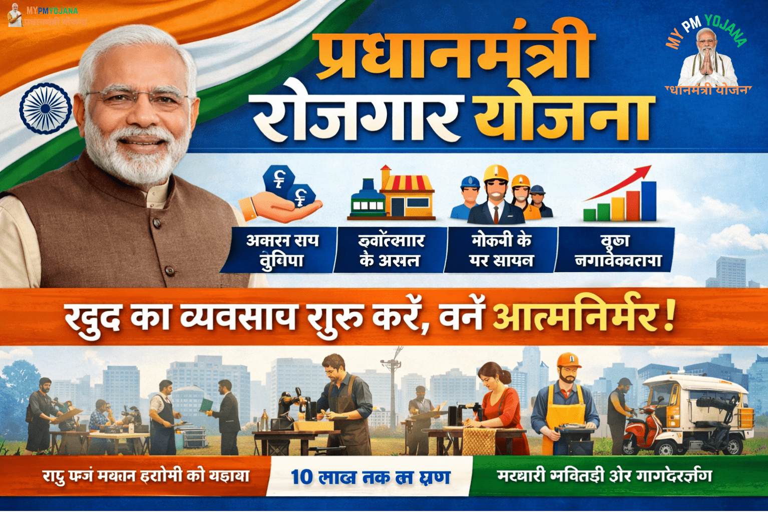 Pradhan Mantri Rojgar Yojana 2025: सभी बेरोजगार युवाओं को रोजगार के लिए 5 लाख से 50 लाख तक का लोन 35% सब्सिडी के साथ यहाँ से होगा रजिस्ट्रेशन, जानें पूरी प्रक्रिया