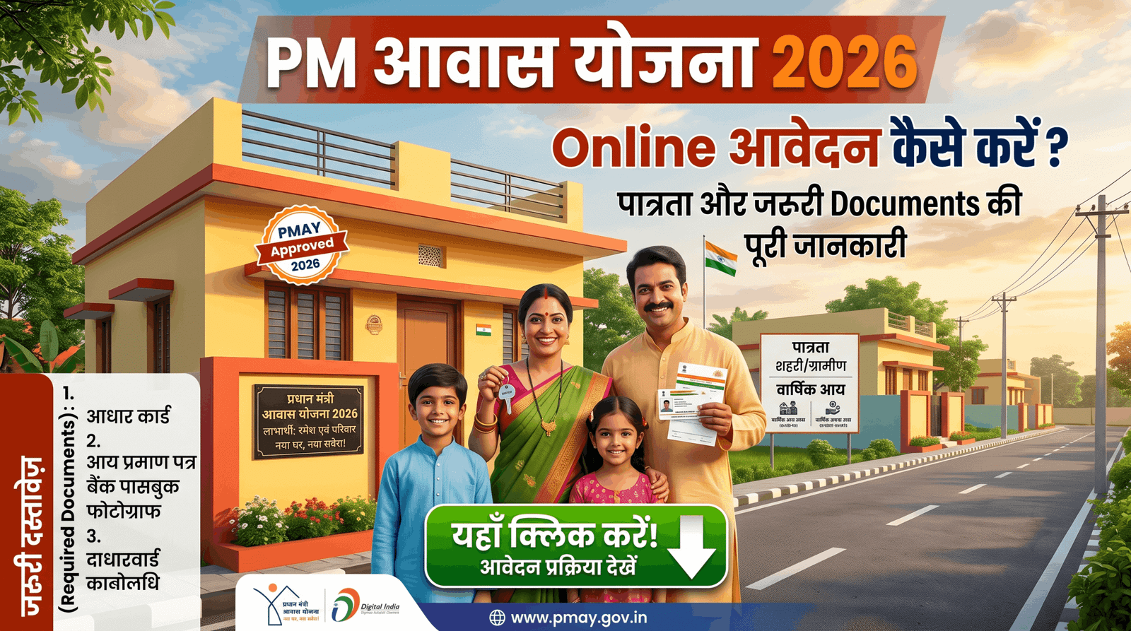 PM Awas Yojana Apply 2026