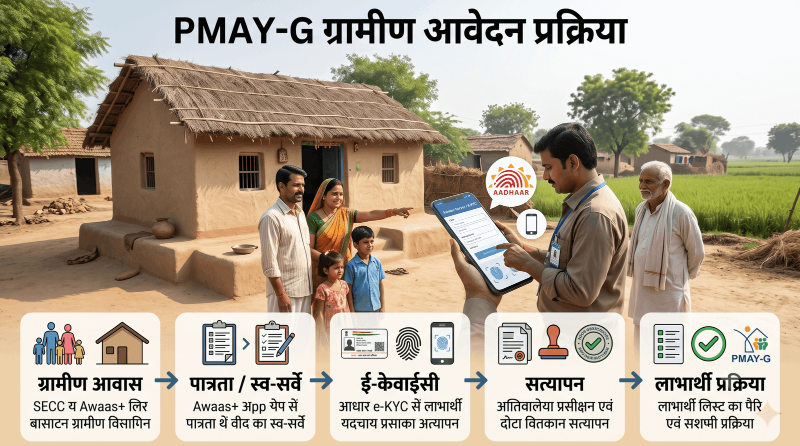 PMAY-G ग्रामीण आवेदन प्रक्रिया