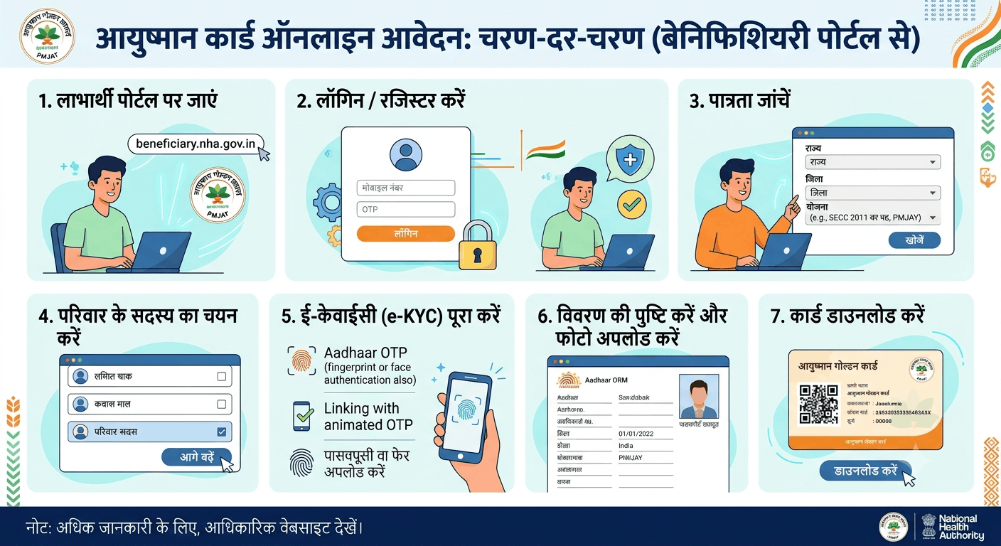 Ayushman Card Online Apply Step-by-Step