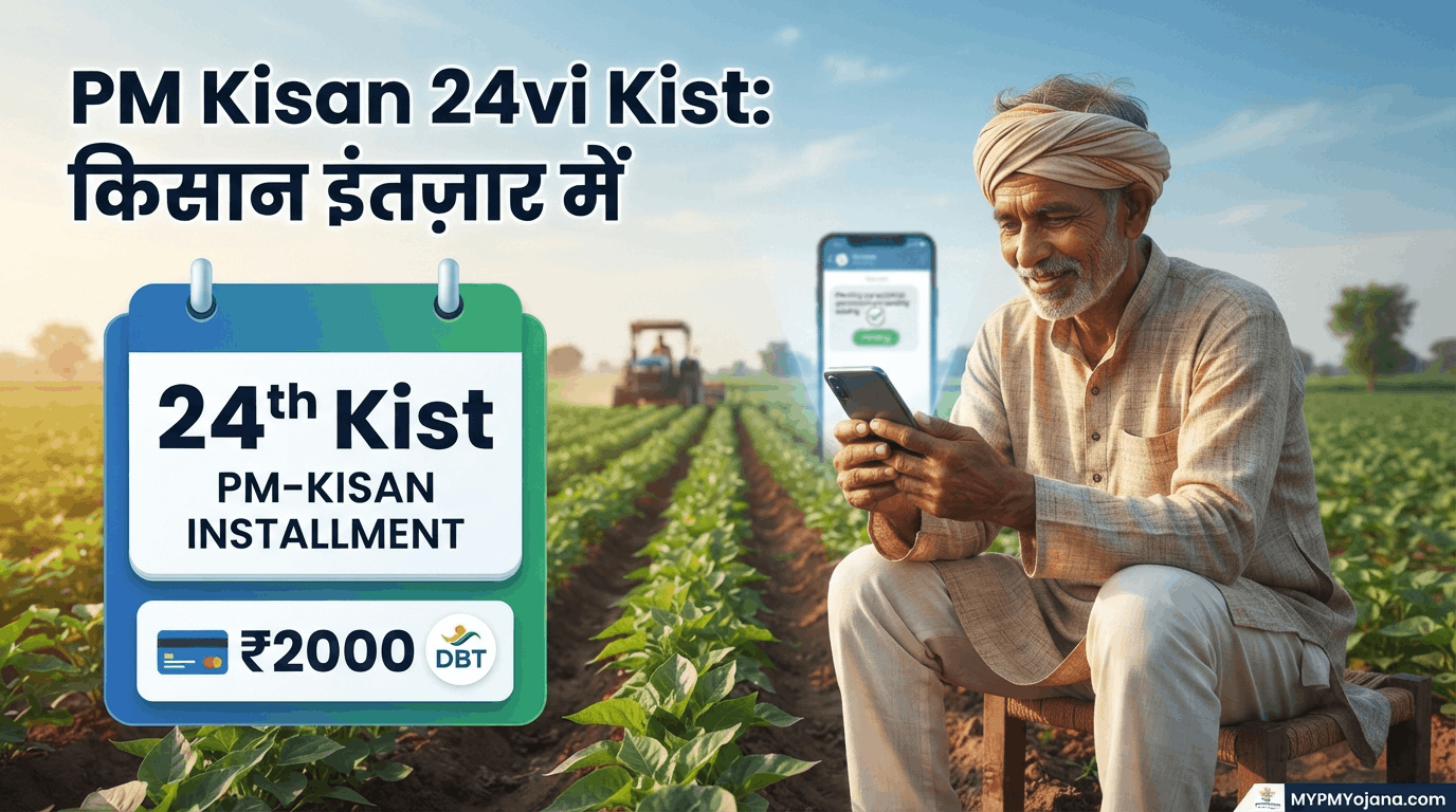 PM Kisan 24वीं किस्त 2026 की latest update देखते किसान